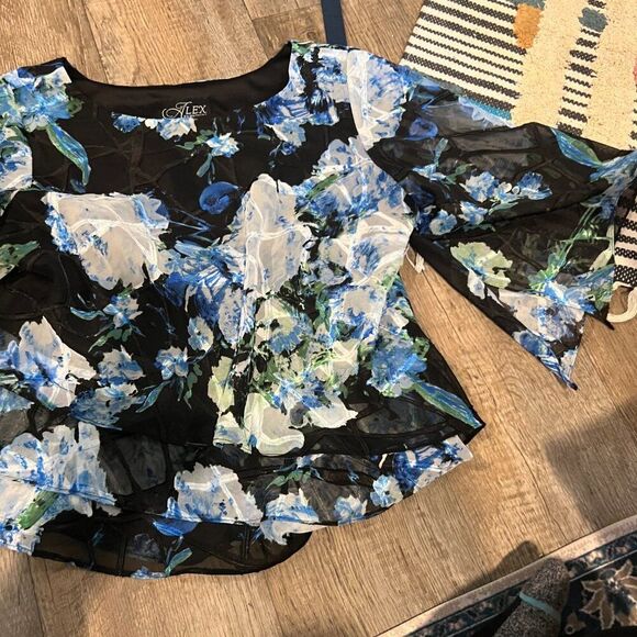 Alex Evenings xl sequin top - Picture 2 of 9